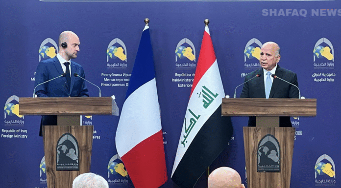 Iraq, France Deepen Strategic Ties in Baghdad Meeting